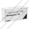 Amlopres (Amlodipine Besilate) - 10mg (10 Tablets) P1