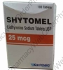Shytomel (Liothyronine Sodium) - 25mcg (100 Tablets) p23