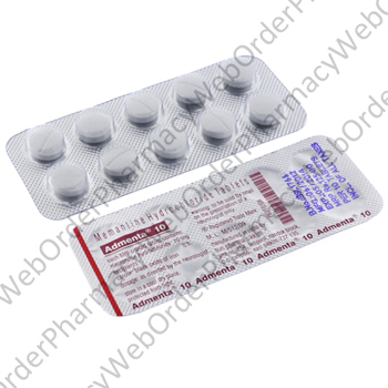 Admenta 10 (Memantine HCL) - 10mg (10 Tablets) P2