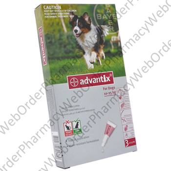 Advantix (Imidacloprid/Permethrin) - 100g/L/500g/L (2.5mL) P1