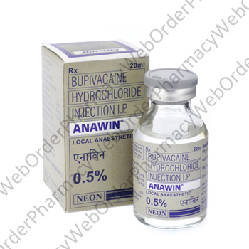 Anawin Injection (Bupivacaine) - 5mg (20mL) P1
