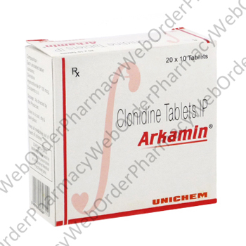 Arkamin (Clonidine) - 100mcg (10 Tablets) P1