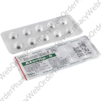 Atorlip (Atorvastatin Calcium) - 5mg (30 Tablets) P2