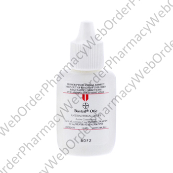 Baytril Otic (Enrofloxacin/Silver Sulfadiazine) - 5mg/10mg (15mL) P1