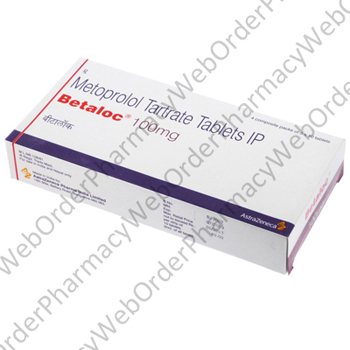 Betaloc (Metoprolol Tartrate) - 100mg (10 Tablets) P1