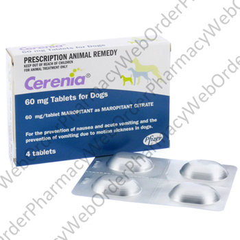Cerenia (Maropitant) - 60mg (4 Tablets) P1