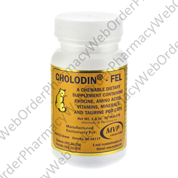 Cholodin Feline - 50 Tablets P1