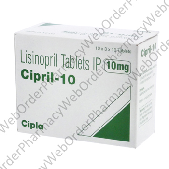 Cipril (Lisinopril) - 10mg (10 Tablets) P1