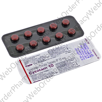 Cytotam (Tamoxifen Citrate) - 10mg (10 Tablets) P2
