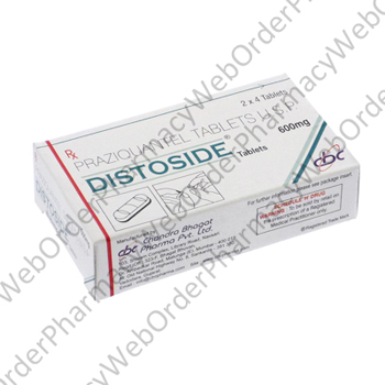Distoside 600 (Praziquantel) - 600mg (4 Tablets) P1