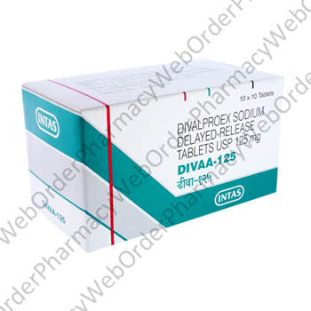Divaa (Divalproex Sodium) - 125mg (10 Tablets) P1