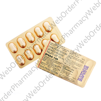 Divaa (Divalproex Sodium) - 125mg (10 Tablets) P3