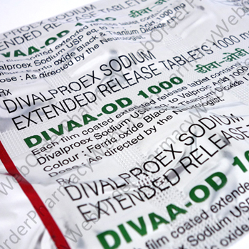 Divaa OD (Divalproex Sodium) - 1000mg (10 Tablets) P3