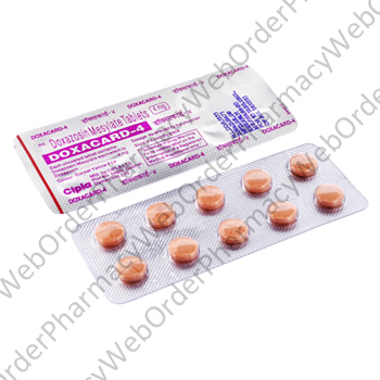 Doxacard (Doxazosin) - 4mg (10 Tablets) P2