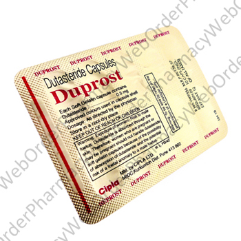 Duprost (Dutasteride) - 0.5mg (10 Capsules) P3