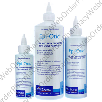 Epi-Otic Ear and Skin Cleanser (Lactic acid/Salicylic Acid) - 25mg/1.1mg/mL (500mL) P2