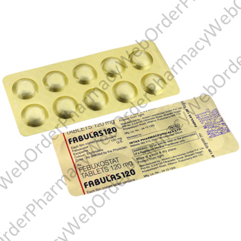 Fabulas (Febuxostat) - 120mg (10 Tablets) P2