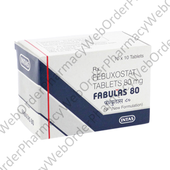 Fabulas (Febuxostat) - 80mg (10 Tablets) P1