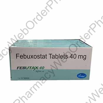 Febutax-40 (Febuxostat) - 40mg (10 Tablets)2
