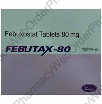 Febutax-80 (Febuxostat) - 80mg (10 Tablets)