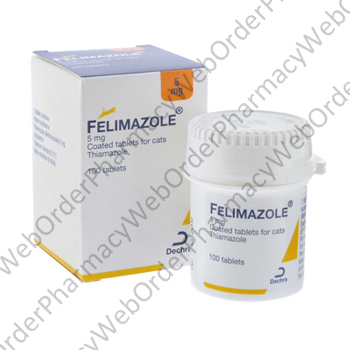 Felimazole (Methimazole) - 5mg (100 Tablets) P1