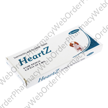 Heartz (Ivermectin/Pyrantel Pamoate) - 68mcg/57mg (6 Tablets) P1