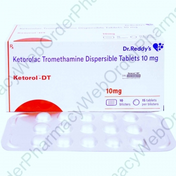 Ketorol-DT (Ketorolac) - 10mg (15 Tablets)