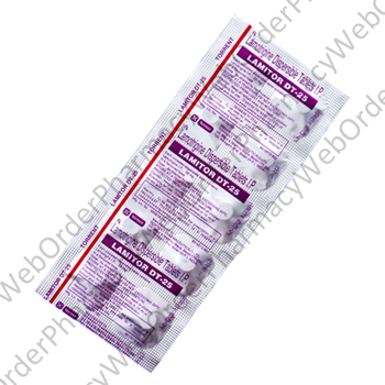 Lamitor DT (Lamotrigine) - 25mg (10 Tablets) P2