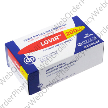 Lovir (Aciclovir) - 200mg (25 Tablets) P1