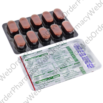 Mesacol (Mesalamine) - 800mg (10 Tablets) P2