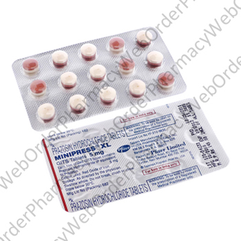 Minipress XL (Prazosin) - 5mg (15 Tablets) P2