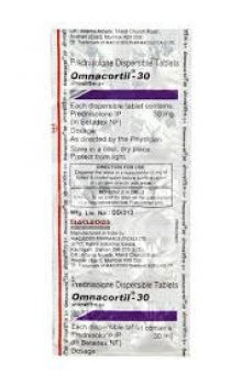 Omnacortil-30 (Prednisolone) - 30mg (10 Tablets) p2