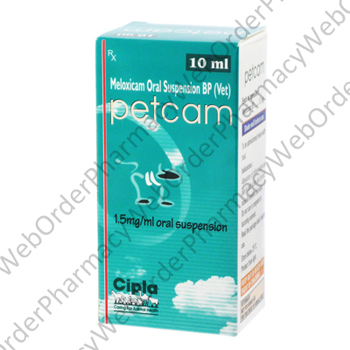 Petcam Oral Suspension (Meloxicam) - 1.5mg (10mL) P1