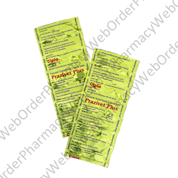 Prazivet Plus (Praziquantel/Pyrantel Pamoate/Febantel) - 50/144/150mg (20 Tablets) P2