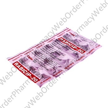 Rabicip (Rabeprazole Sodium) - 20mg (15 Tablets) P2