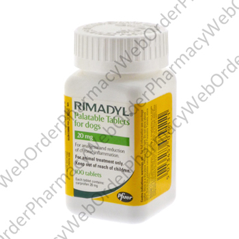 Rimadyl (Carprofen) - 20mg (100 Tablets) P1