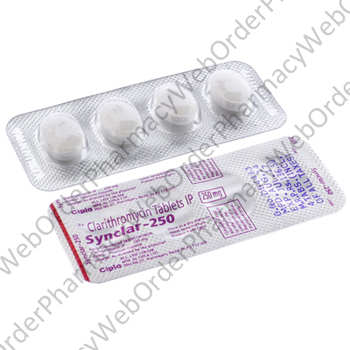 Synclar-250 (Clarithromycin) - 250mg (4 Tablets) P2