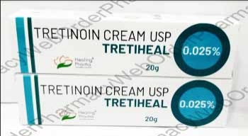 Tretiheal Cream (Tretinoin) - 0.025% (20g Tube) p4