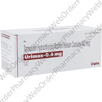 Urimax (Tamsulosoin) - 0.4mg (15 Capsules) P1