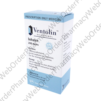 Ventolin Inhaler (Salbutamol) - 100mcg (200 Doses) P5