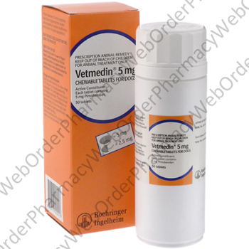Vetmedin (Pimobendan) - 5mg (50 Chewable Tablets) (Australia) P1