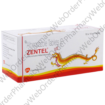 Zentel (Albendazole) - 400mg (1 Tablet) P1